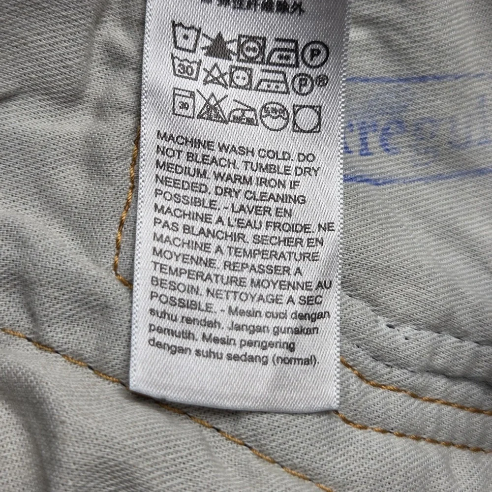Levis 501 Jeans Mens 48x32 Blue Regular Fit Straight Denim Pants Stretch